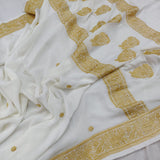 Pure chiffon Georgette handwoven Banarasi Dupatta