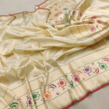 Pure Katan Silk Handwoven Banarasi Saree