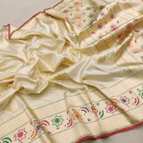 Pure Katan Silk Handwoven Banarasi Saree