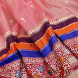 Pure Kora Silk Handwoven Banarasi Saree