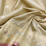 Pure Katan Silk Handwoven Banarasi Saree