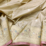 Pure Katan Silk Handwoven Banarasi Saree