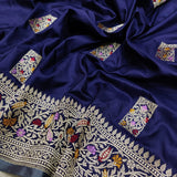 Pure Katan Silk Handwoven Banarasi Saree