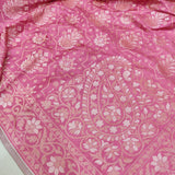 Katan silk ektara jamdani Banarasi saree.