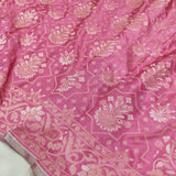 Katan silk ektara jamdani Banarasi saree.