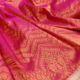 Dual Shade Pure Katan Silk Handwoven Banarasi Saree