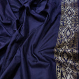 Pure Katan silk ektara jamdani Banarasi saree.