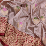 Pure Katan Silk Handwoven Banarasi Saree