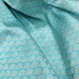 Sky Blue Color Pure Katan Silk Handwoven Banarasi Saree