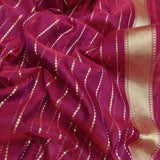 Pure Kora Silk Handwoven Banarasi Saree