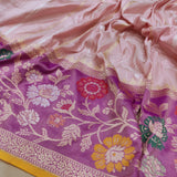 Pure Katan Silk Handwoven Banarasi Saree