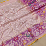 Pure Katan Silk Handwoven Banarasi Saree