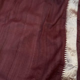 Pure tussar Silk Handwoven Banarasi Saree