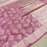 Pure Katan Silk Handwoven Banarasi Saree