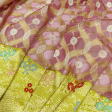 Pure Kora Silk Handwoven Banarasi Saree