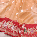 Pure Kora Silk Handwoven Banarasi Saree