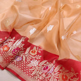 Pure Kora Silk Handwoven Banarasi Saree