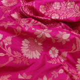 Pure Katan silk ektara jamdani Banarasi saree.