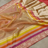 Pure Kora Silk Handwoven Banarasi Saree