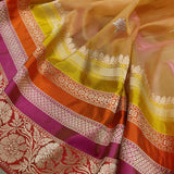 Pure Kora Silk Handwoven Banarasi Saree