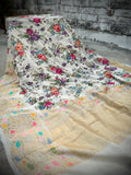 Pure tussar Silk Handwoven Banarasi Saree