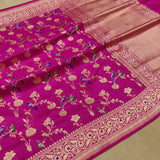 Pure Katan Silk Handwoven Banarasi Saree