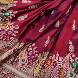 Pure Katan Silk Handwoven Banarasi Saree