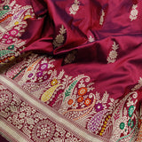 Pure Katan Silk Handwoven Banarasi Saree