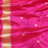 Pink Colour Pure Katan Silk Handwoven Banarasi Saree