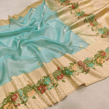 Pure Tissue Silk Handwoven Banarasi Saree