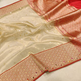 Pure Tissue Silk Handwoven Banarasi Saree