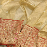 Pure Tissue Silk Handwoven Banarasi Saree