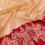 Pure Kora Silk Handwoven Banarasi Saree