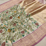 Pure Tissue Silk Handwoven Banarasi Saree