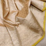 Pure Katan Silk Handwoven Tanchoi Banarasi Saree