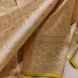 Pure Katan Silk Handwoven Tanchoi Banarasi Saree