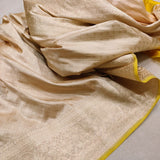 Pure Katan Silk Handwoven Tanchoi Banarasi Saree