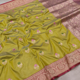 Pure Katan Silk Handwoven Banarasi Saree