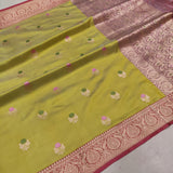 Pure Katan Silk Handwoven Banarasi Saree