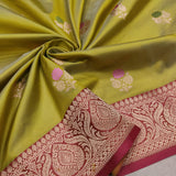 Pure Katan Silk Handwoven Banarasi Saree