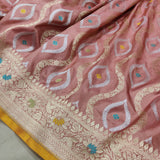 Pure Katan Silk Handwoven Banarasi Saree