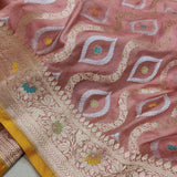 Pure Katan Silk Handwoven Banarasi Saree