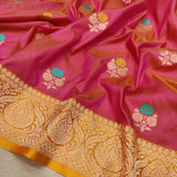 Pure Katan Silk Handwoven Banarasi Saree