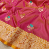 Pure Katan Silk Handwoven Banarasi Saree