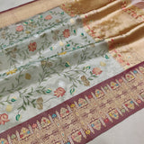 Pure Tissue Silk Handwoven Banarasi Saree