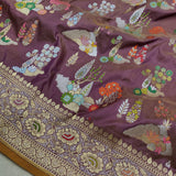 Pure Katan Silk Handwoven Banarasi Saree