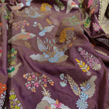 Pure Katan Silk Handwoven Banarasi Saree