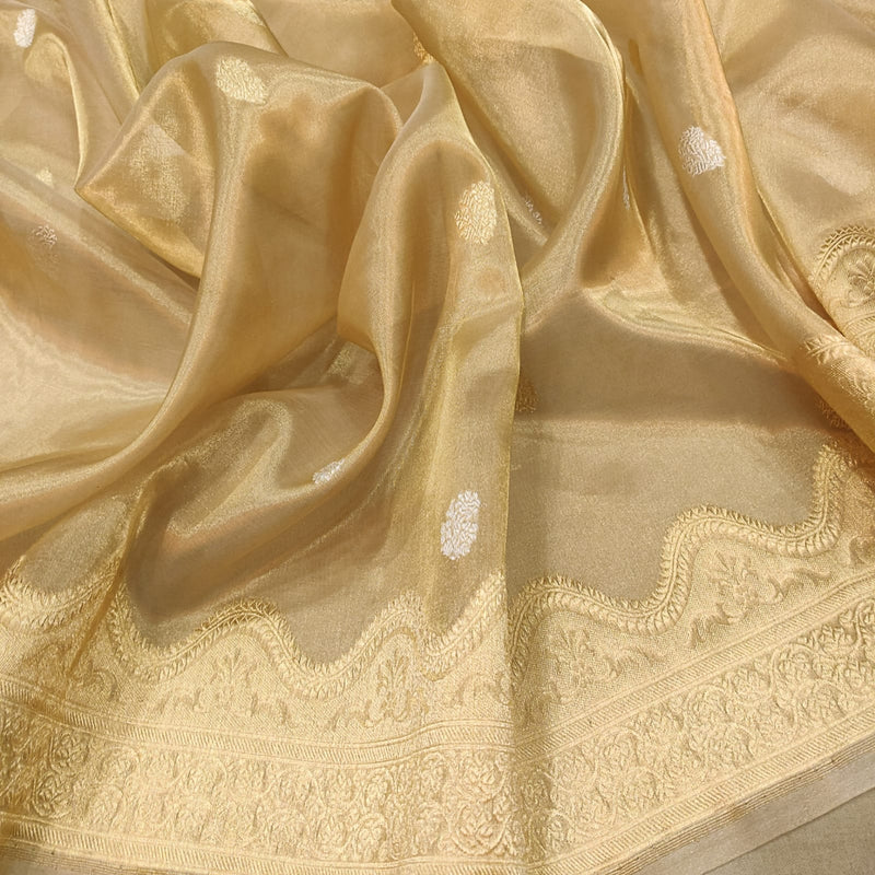 Pure Tissue Silk Handwoven Banarasi Saree