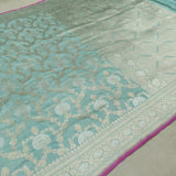 Pure Katan Silk Handwoven Banarasi Saree