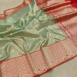 Pure Tissue Silk Handwoven Banarasi Saree